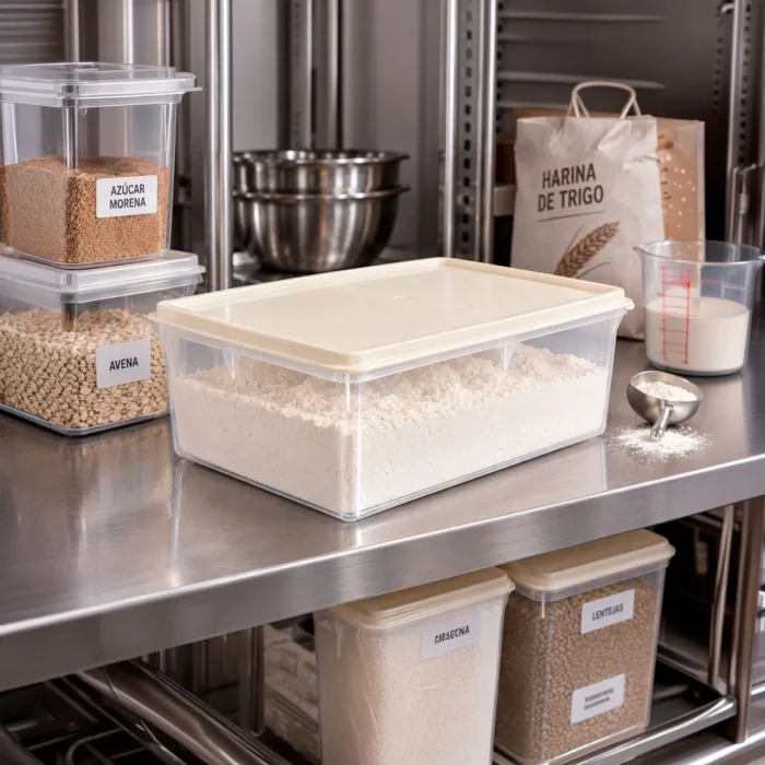 Caja Conservadora de Plástico Crema 6.1 L | 33.6 cm Basa - Imagen 2