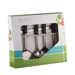 Facusa - Utensil.Cocina X 5 Bat.Mp4 Negro + Colgador