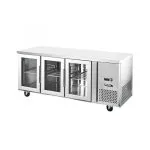 Mesón Refrigerado 3Ptas de vidrio Vmr3Ps-420V