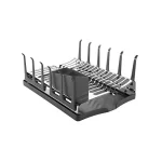 Tramontina - Escurreplatos Acero C/Bandeja P/Vajilla Negro