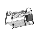 Tramontina - Escurreplatos Acero C/Porta Cub.Negro