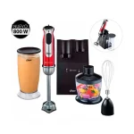 Batidora de Inmersión 800W, HI- Power Rojo