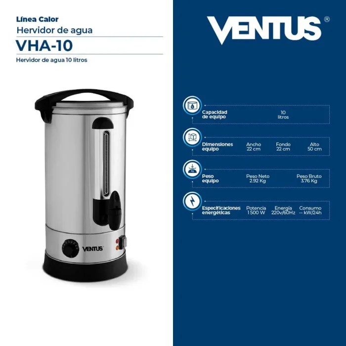 Hervidor eléctrico VHA-10 10Lts. - Imagen 3
