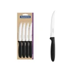 Tramontina - Cuchillo Asado Ipanema Negro X 12 Pzs