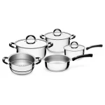 Tramontina - Jgo Ollas Duo Silicone X 5 Pza A/Inox