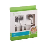 Facusa - Set Cubiertos Bebe X 4 Pz Mod.723 Cja