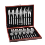 Facusa - Cubiertos Mesa X 24 Mod.500 Est/Marron