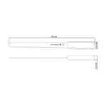 Cuchillo para Pan Profesional con Mango Blanco 12" | 30 cm Tramontina - Imagen 2