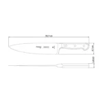 Cuchillo Century Carnicero 24011/008 Tramontina - Imagen 3
