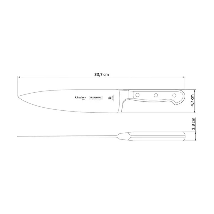 Cuchillo Century Carnicero 24011/008 Tramontina - Imagen 3