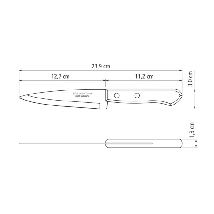 Cuchillo de Cocina Dynamic 5" | 12 cm Tramontina - Imagen 3