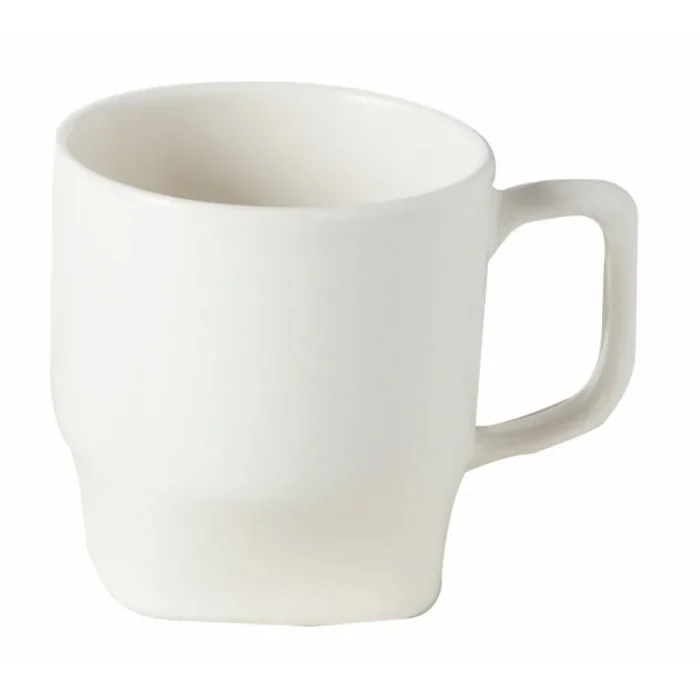 45130039-1 Vajillas Corona - Taza Te 255Cc Cuadr. Block Blco Pl1100184313 - Imagen 1