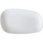 Vajillas Corona - Plato Asimetric 25.1X14.9 Cm Elegance Blco