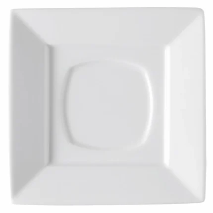 Vajillas Corona - Plato Te 14 Cm Zen Cuad.Blco
