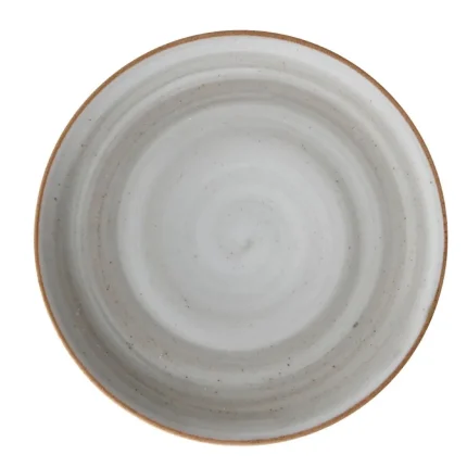 Plato Pando Coupe 23.6 Cm Artisan Humo/Gris - Vajillas Corona