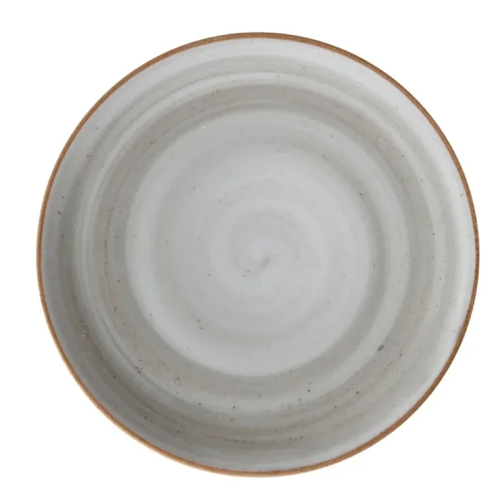 45320813-1 Plato Pando Coupe 23.6 Cm Artisan Humo/Gris - Vajillas Corona - Imagen 1