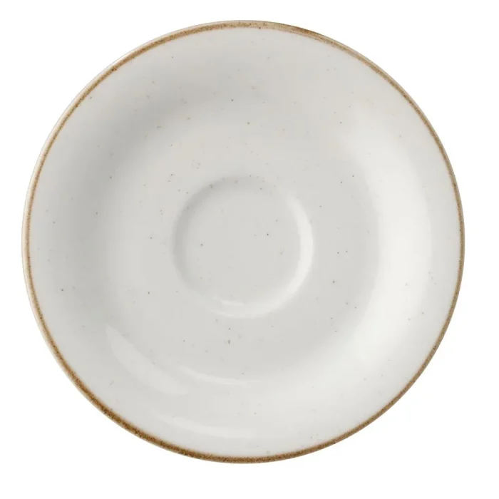45374018-1 Vajillas Corona - Plato Cafe Capuccino 16.3 Cm Artisan Beige - Imagen 1