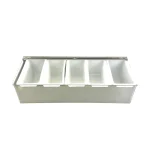 Caja 5 Divisiones P/Bar Base Metal T/Acrilico