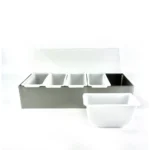 Caja 5 Divisiones P/Bar Base Metal T/Acrilico - Imagen 2