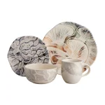 Vajillas Corona - Zibá 4 Puestos 16 Piezas