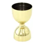 Jigger Leopoldo 1x2 oz dorado