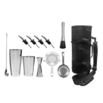 Set Bar x12 pzas C/Maleta Roll Bag