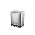 Papelera 3Lt Inox C/Pedal(18X16.5X26Cm) - Facusa