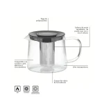 Tetera Vidrio c/Infusor 0.9L - Tramontina - Imagen 2