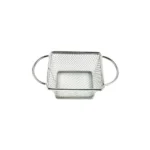 Cesta Cuadrada Ranura Acero Doble Asa - Imagen 2