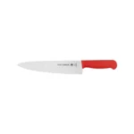 Cuchillo Carnicero Profesional Recto con Mango Rojo 10" | 25 cm Tramontina