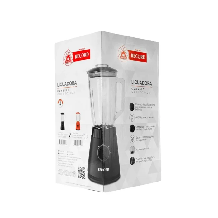 Licuadora Cl.C 2V+Pulso 1.5L 600W Negro - Imagen 3