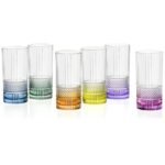 Set de Vasos X06 pzas Brillante HB Color 37 Cl.