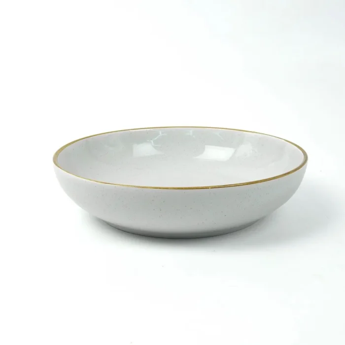 45065165-1 Ensaladera 27.7X15.5 Cm Beige Jaspeado - Imagen 1