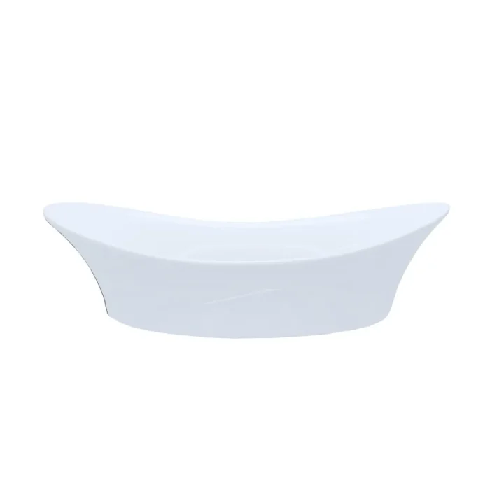 45080238-1 Fuente Loza 11.5" Oval Hondo Blco - Imagen 1