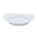Fuente Loza 11.5" Oval Hondo Blco - Imagen 2