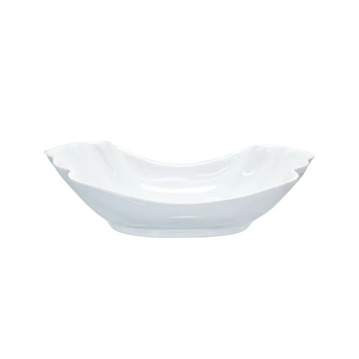 45080286-1 Fuente Loza 7.5" Blanco Mod. Barco - Imagen 1