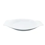 Fuente Loza 12" Oval. Blco