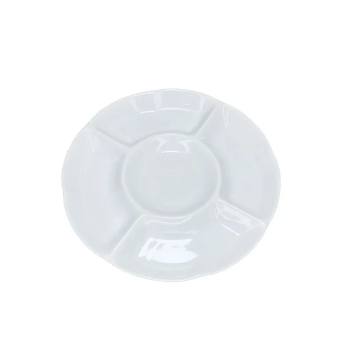 45080384-2 Fuente Loza Redondo 25 Cm C/5 Divisiones - Imagen 2