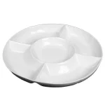 Fuente Loza Redondo 29 Cm C/5 Divisiones