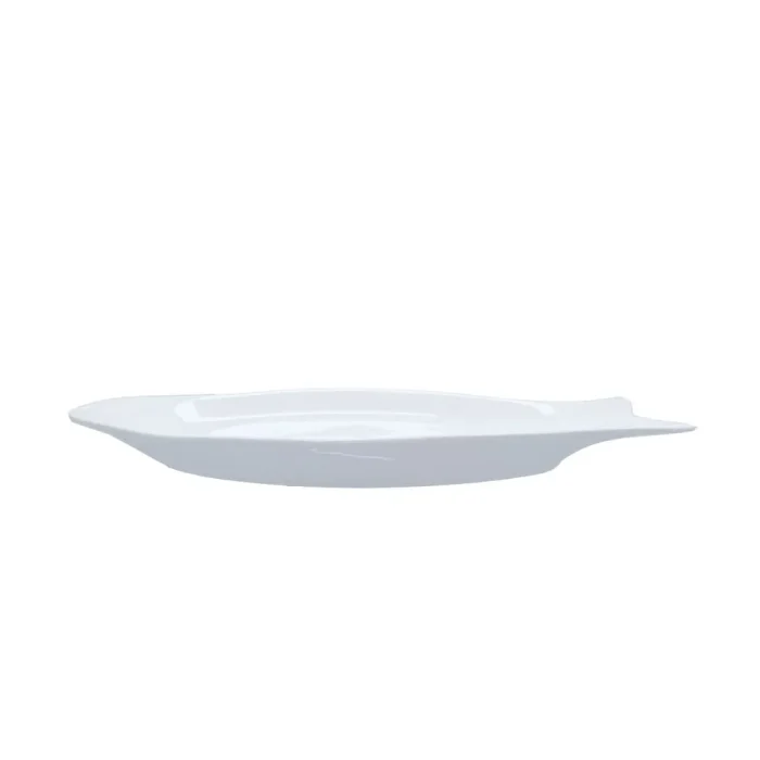 45080417-3 Fuente Loza 14" Blco Mod.Pez - Imagen 2