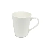 Jarro 11 Onz Conico Loza Blanca