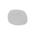 Plato Tendido Loza Cuad.7"Blco