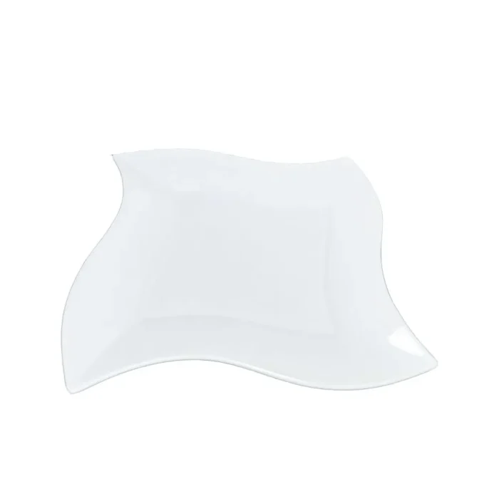 45281206-1 Plato Tendido Loza 8" Cuad.Blco - Imagen 1