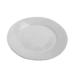 Plato Tendido Loza 9"Blanco