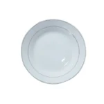 Plato Tendido Loza 8" Filo de Oro