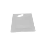 Plato Tendido Loza 6" Cuad.Blco