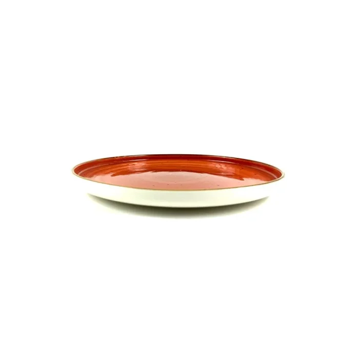 45374374-2 Plato Redondo Terracota Con Borde Alto 10" - Imagen 2