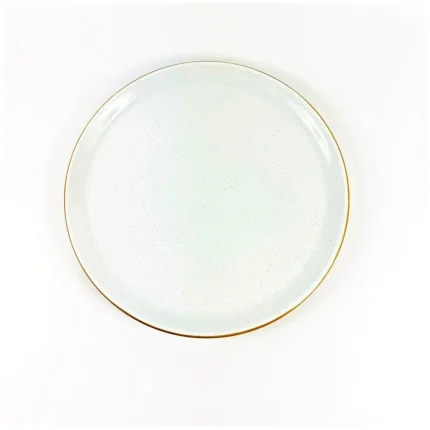 Plato Tendido 28 Cm Beige Jaspeado