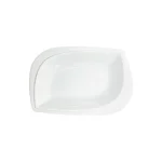 Platón Hondo Mod Hoja 25.5x17.5x3.8