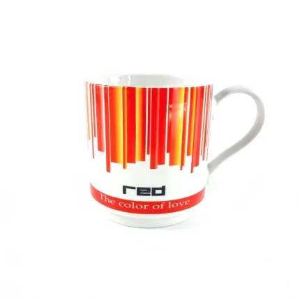 Jarro 11 Oz Dec Rojo